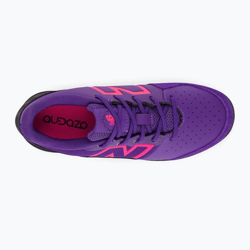 New Balance Audazo V6 Command IN gyermek futballcipő lila 14