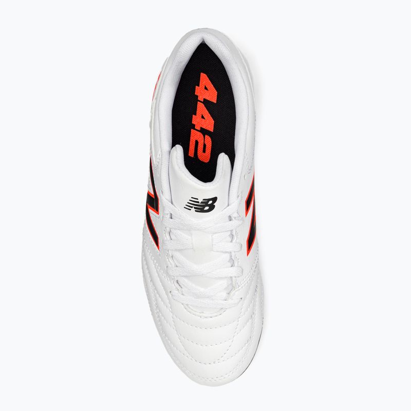 New Balance 442 V2 Academy FG gyermek futballcipő fehér JS43FWD2.M.035 6