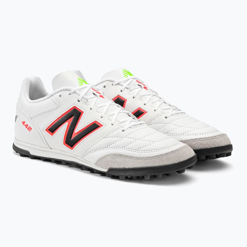 New Balance 442 V2 Team TF férfi futballcipő fehér MS42TWD2.D.080 4