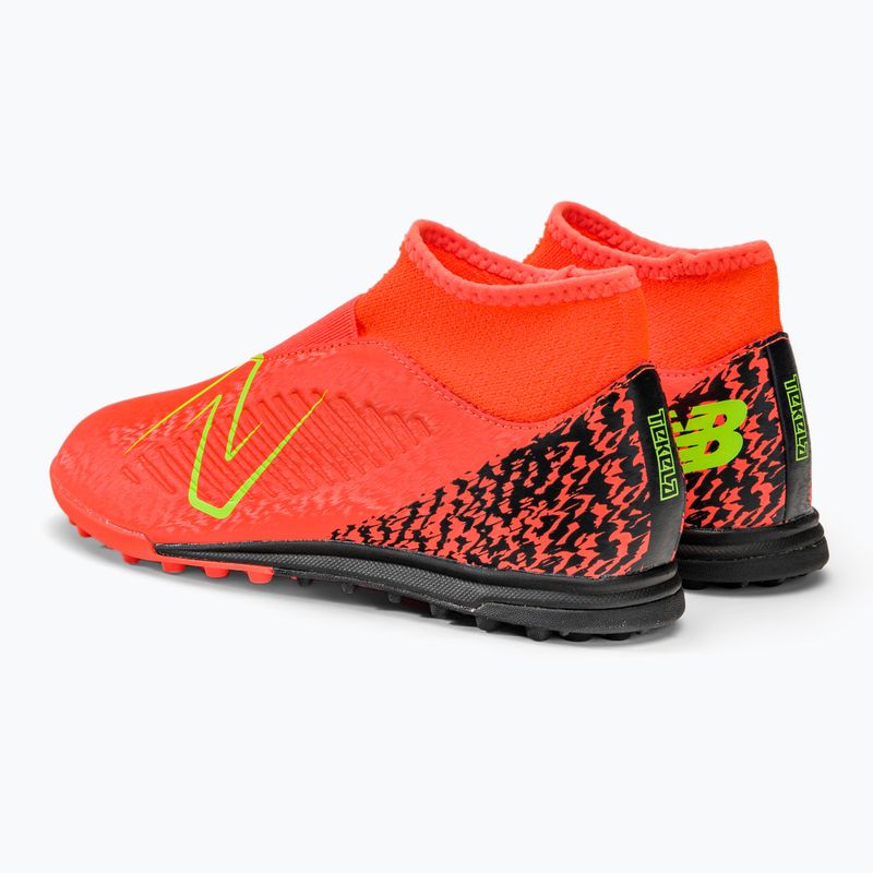 New Balance Tekela V4 Magique TF gyermek focicipő neon szitakötő neon 3