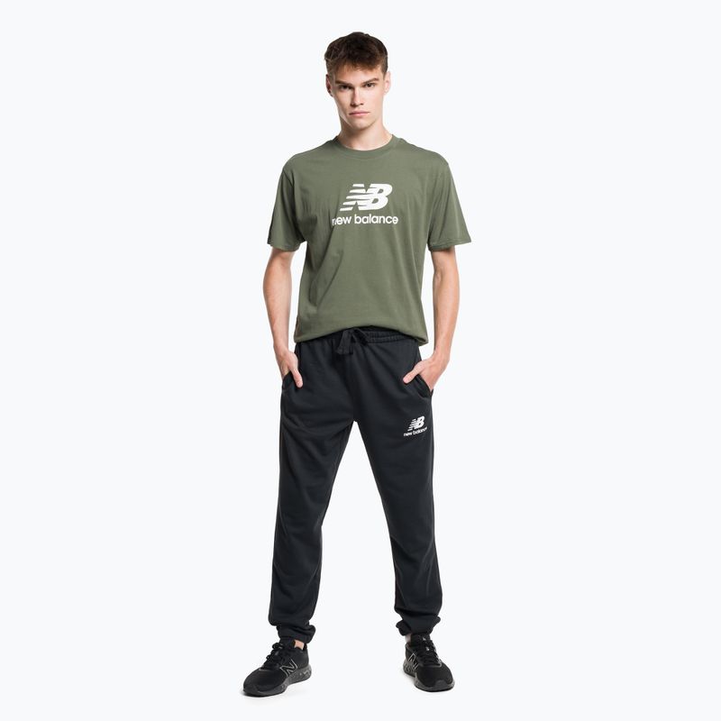 New Balance Essentials Stacked Logo French férfi edzőnadrág fekete NBMP31539BK 2