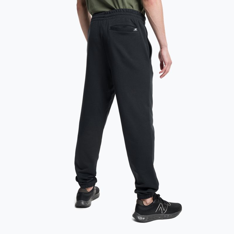 New Balance Essentials Stacked Logo French férfi edzőnadrág fekete NBMP31539BK 3