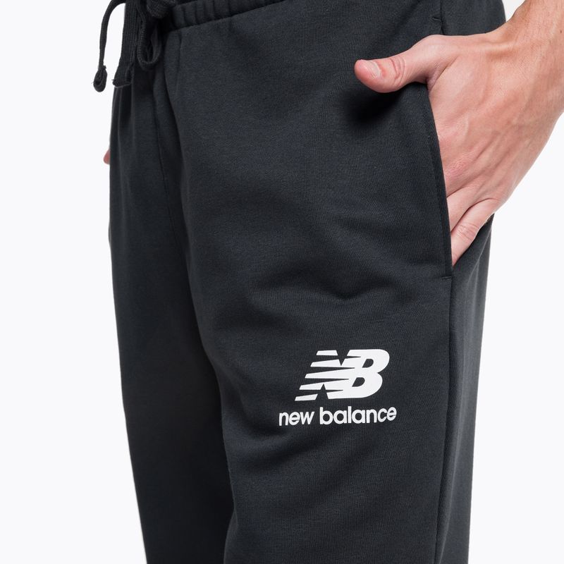 New Balance Essentials Stacked Logo French férfi edzőnadrág fekete NBMP31539BK 4