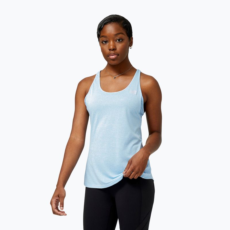 Női futó felső New Balance Impact Run Tank kék NBWT21260 Női futó felső New Balance Impact Run Tank kék NBWT21260