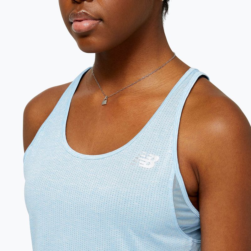 Női futó felső New Balance Impact Run Tank kék NBWT21260 Női futó felső New Balance Impact Run Tank kék NBWT21260 4