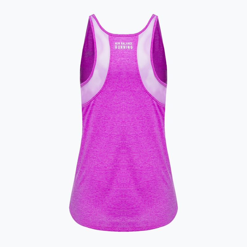 Női New Balance Impact Run Tank lila WT21260OOR futó tank felső 7