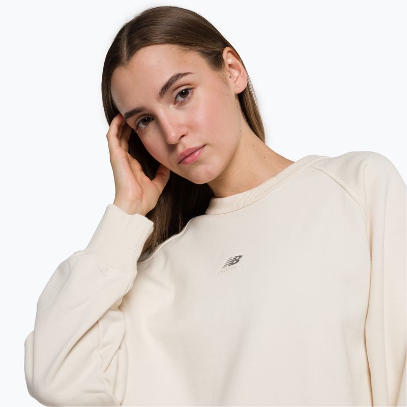 Női edzőpulóver New Balance Athletics Remastered French Terry Crewneck szürke WT31500GIE 4