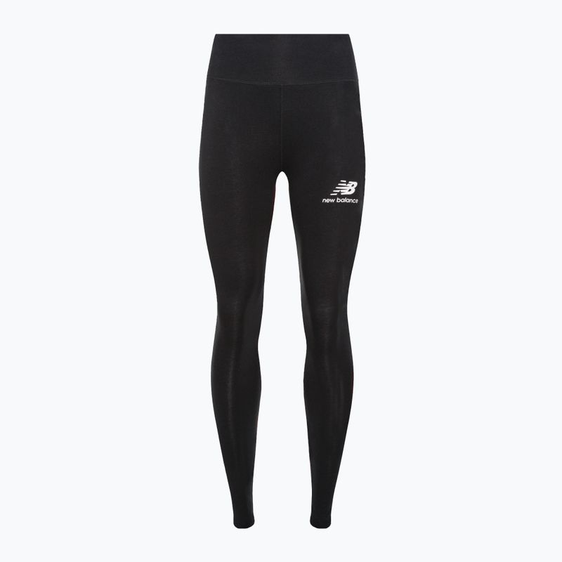 Női edző leggings New Balance Tight Essentials Stacked Logo pamut fekete NBWP31509 5