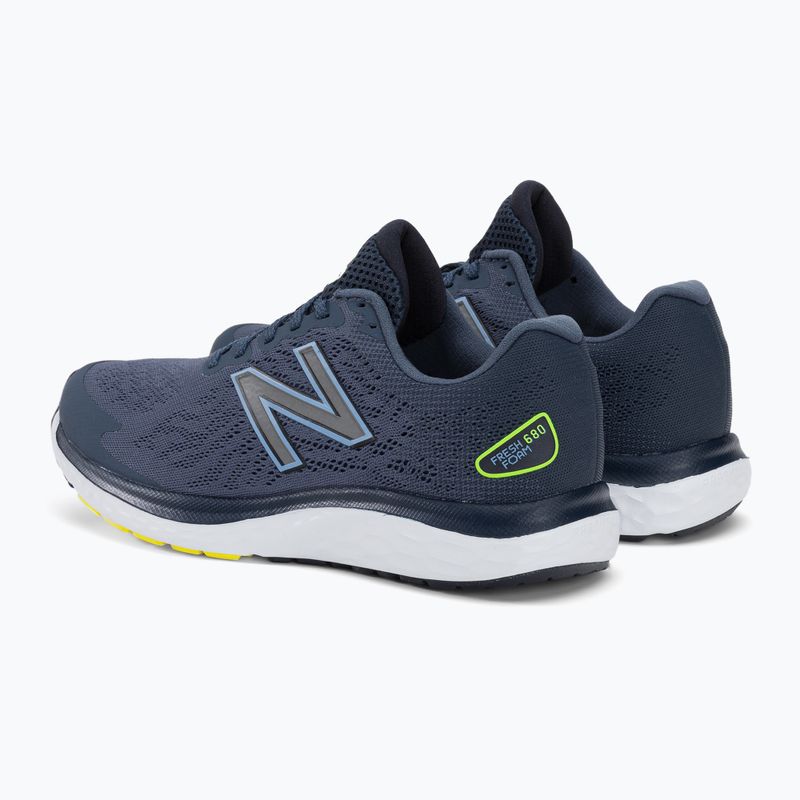 New Balance férfi futócipő W680V7 tengerészkék NBM680C 3