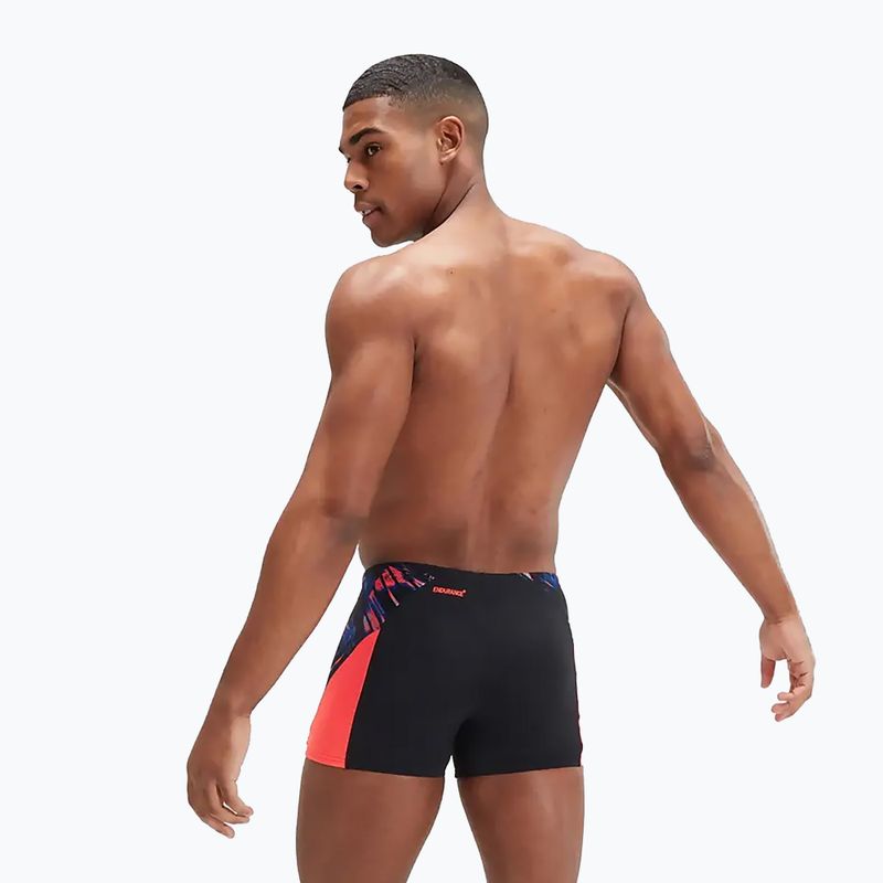 Férfi Speedo ECO END+ Splice úszónadrág fekete/narancssárga 14