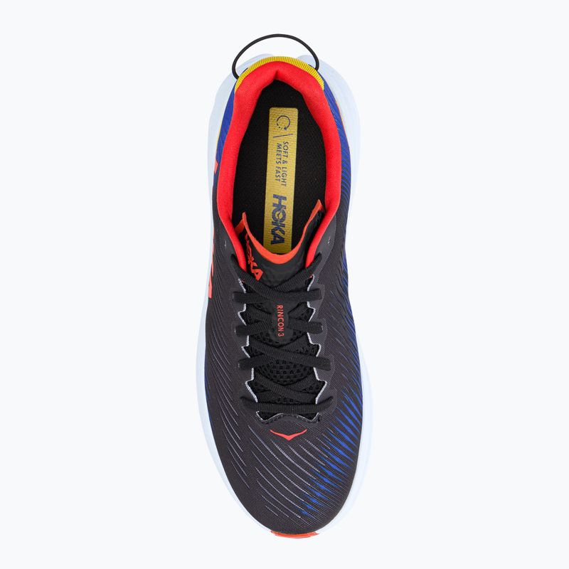 HOKA férfi futócipő Rincon 3 fekete-kék 1119395-BDGB 5