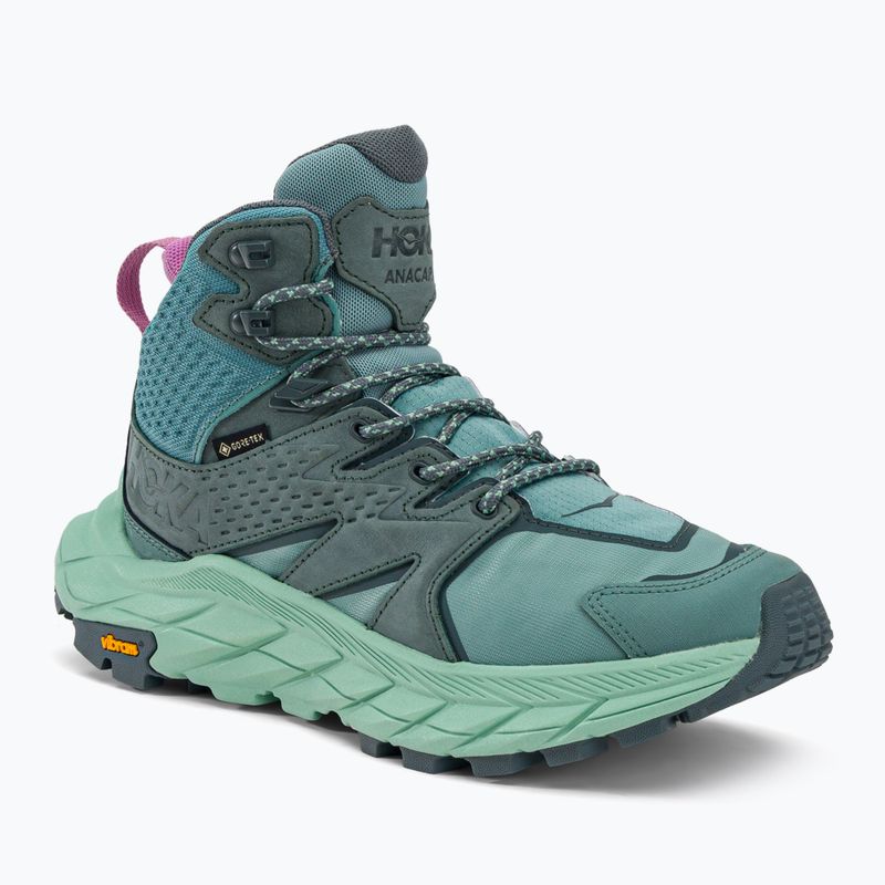 Női túrabakancs HOKA Anacapa Mid GTX zöld 1119372-TMGR