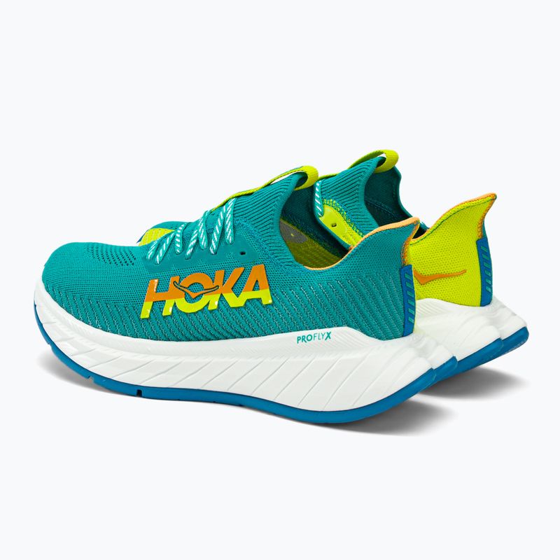 HOKA férfi futócipő Carbon X 3 kék/sárga 1123192-CEPR 4