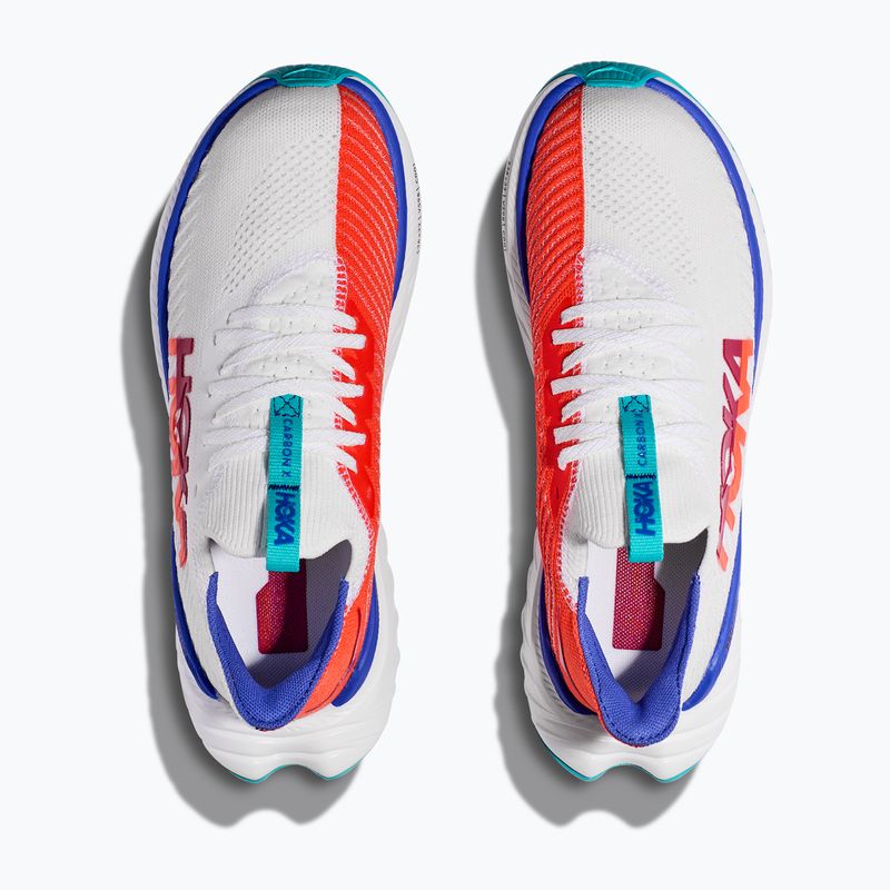 Férfi futócipő HOKA Carbon X 3 fehér/lángos 11