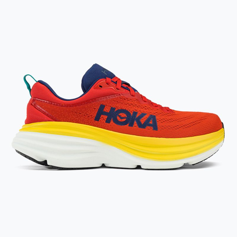 HOKA Bondi 8 férfi futócipő piros 1123202-RAFL 2