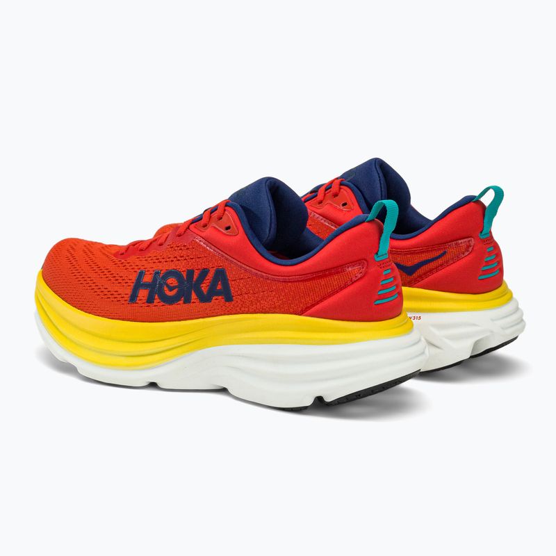 HOKA Bondi 8 férfi futócipő piros 1123202-RAFL 3