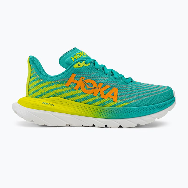 Női futócipő HOKA Mach 5 kék/sárga 1127894-CEPR 2