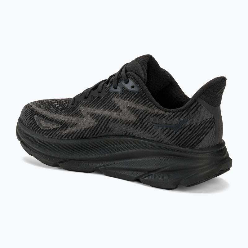 Férfi futócipő HOKA Clifton 9 black/black 3