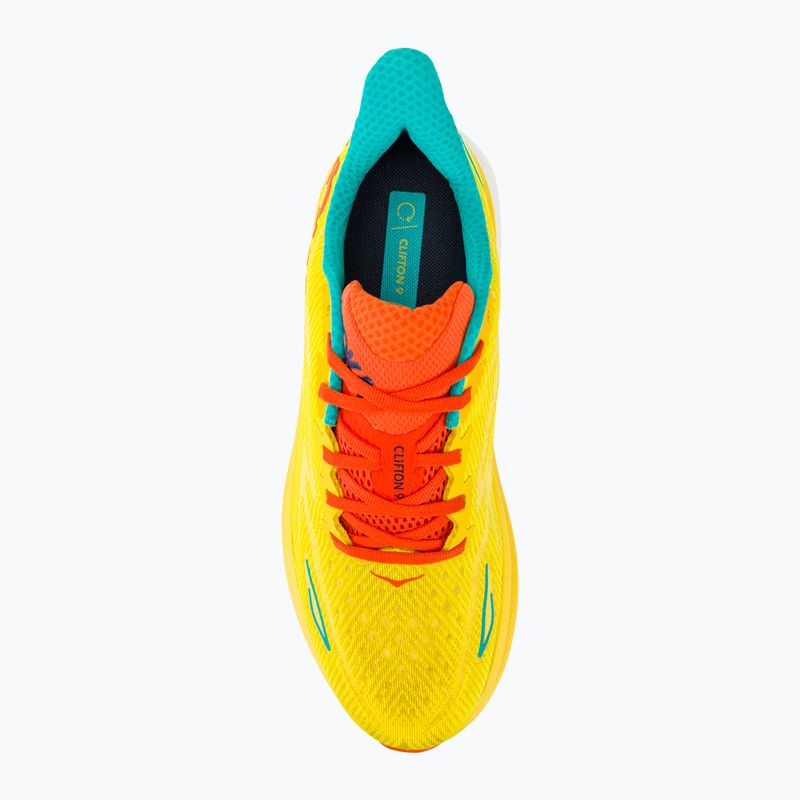 Férfi futócipő  HOKA Clifton 9 passion fruit/maize 6