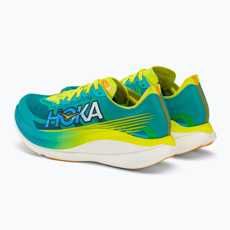 HOKA Rocket X 2 férfi futócipő kék/sárga 1127927-CEPR 4