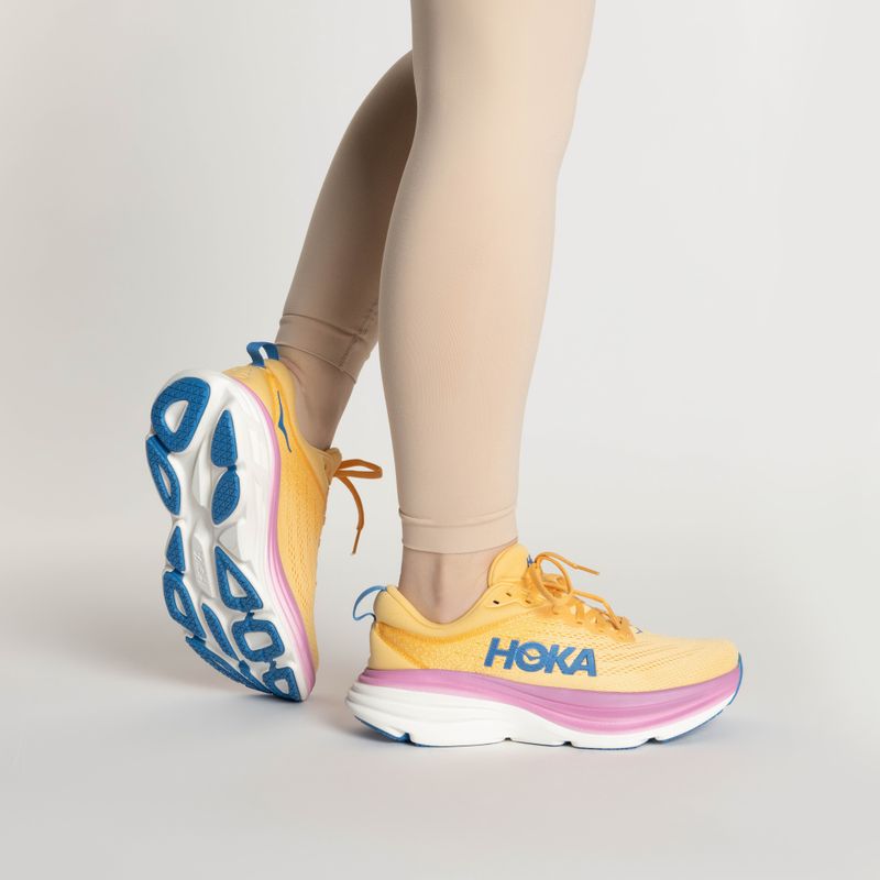 női futócipő  HOKA Bondi 8 impala/cyclamen 2