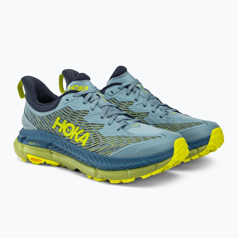 HOKA férfi futócipő Mafate Speed 4 kék/sárga 1129930-SBDCT 4