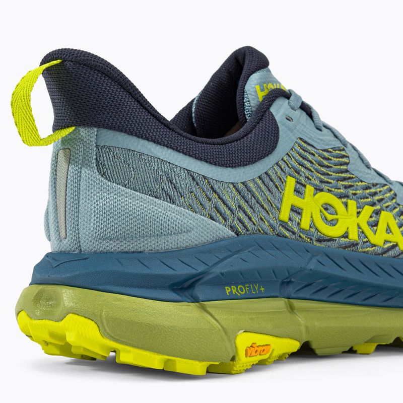 HOKA férfi futócipő Mafate Speed 4 kék/sárga 1129930-SBDCT 9