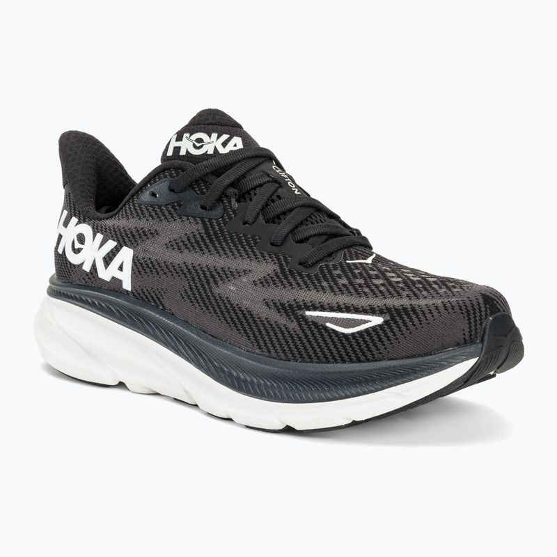 női futócipő HOKA Clifton 9 Wide black/white