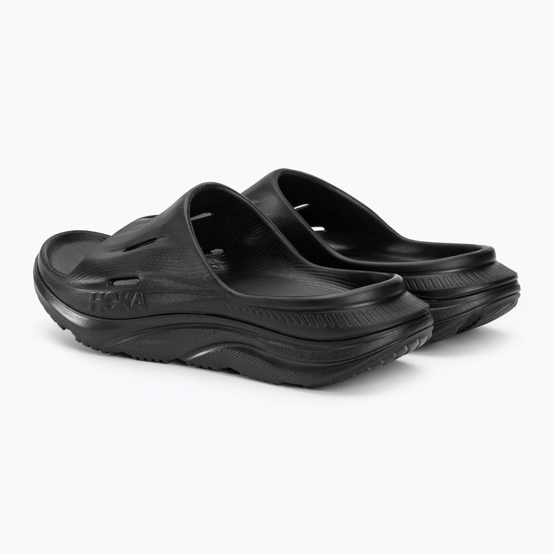 HOKA ORA Recovery Slide 3 fekete/fekete flip-flopok 4