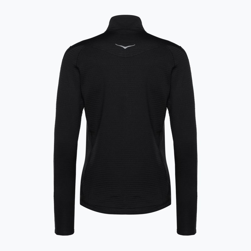 Női futó pulóver HOKA 1/2 Zip fekete 2