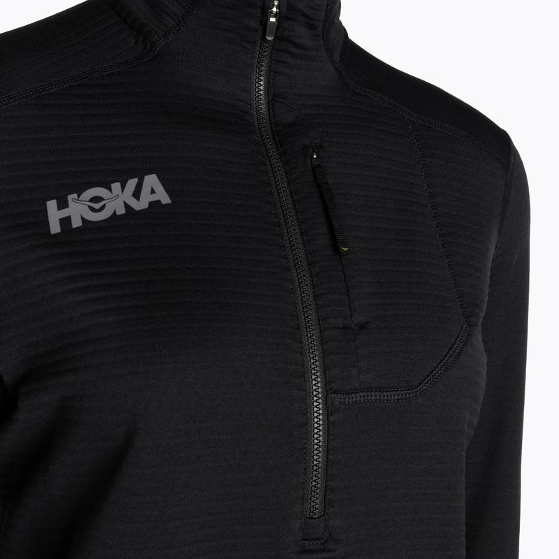 Női futófelső HOKA 1/2 Zip black 3