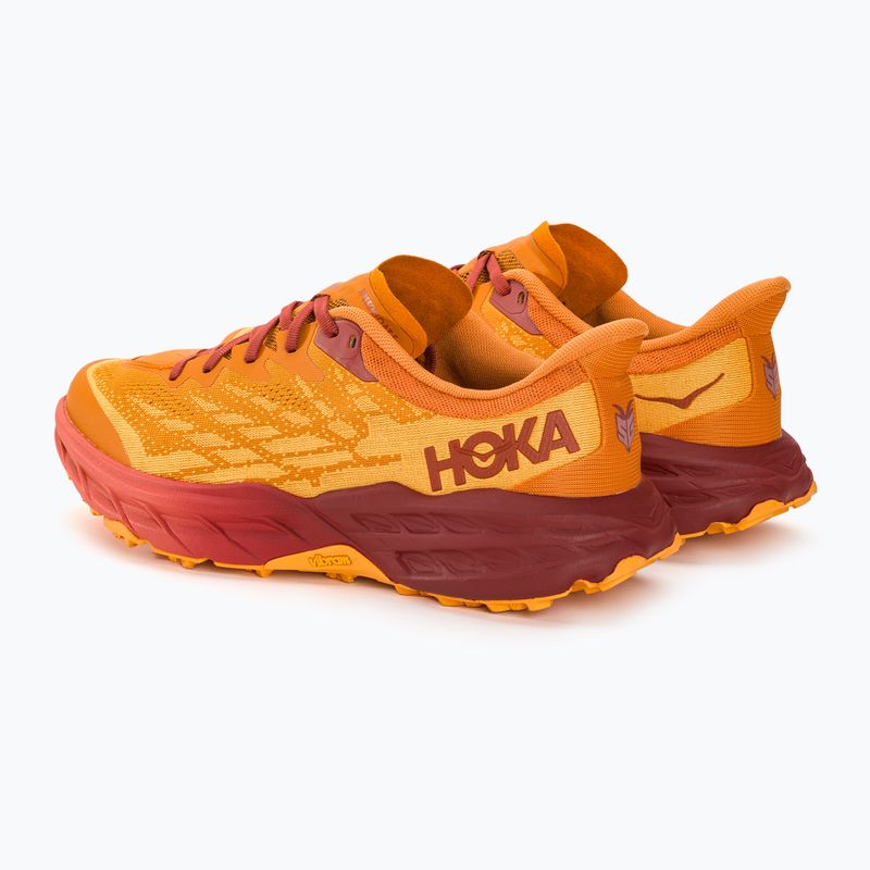 Férfi futócipő HOKA Speedgoat 5 amber haze/sherbet 3