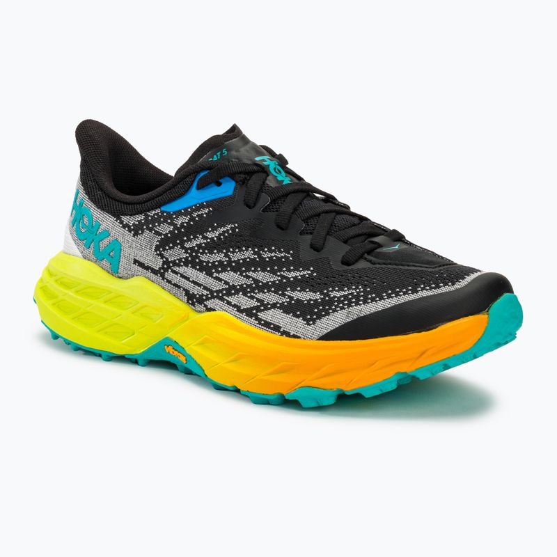 Női futócipő HOKA Speedgoat 5 black/evening primrose