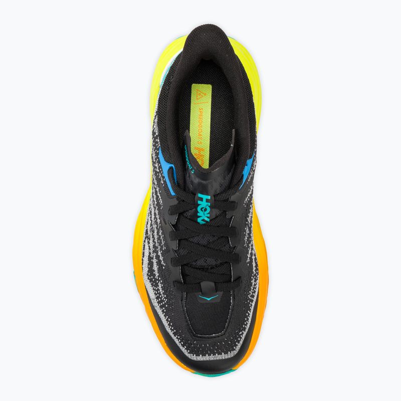 Női futócipő HOKA Speedgoat 5 black/evening primrose 5