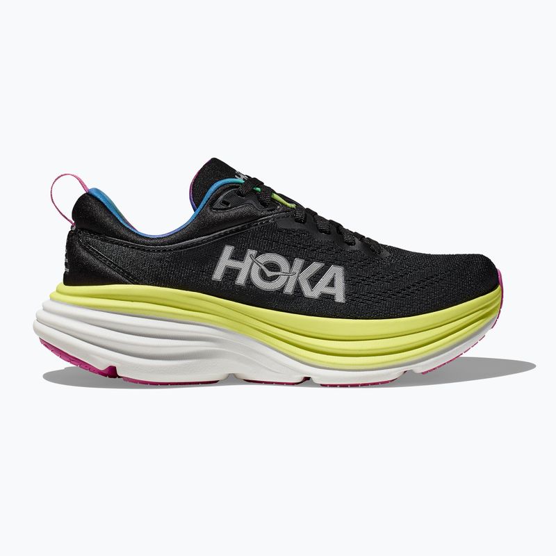 Férfi futócipő HOKA Bondi 8 black/citrus glow 2