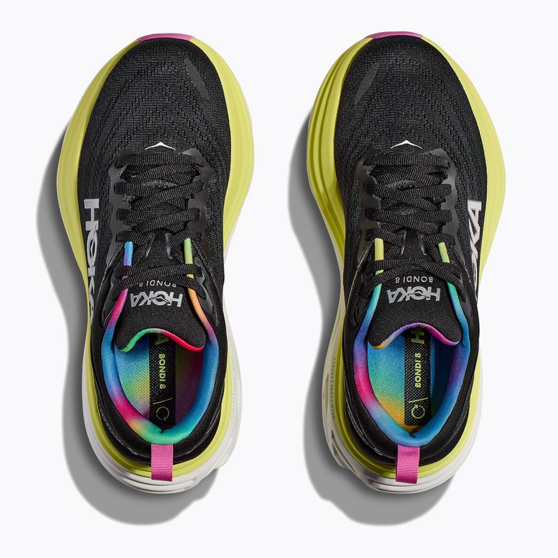 Férfi futócipő HOKA Bondi 8 black/citrus glow 8