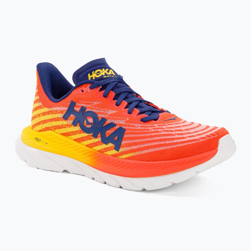 HOKA Mach 5 flame/dandelion férfi futócipő