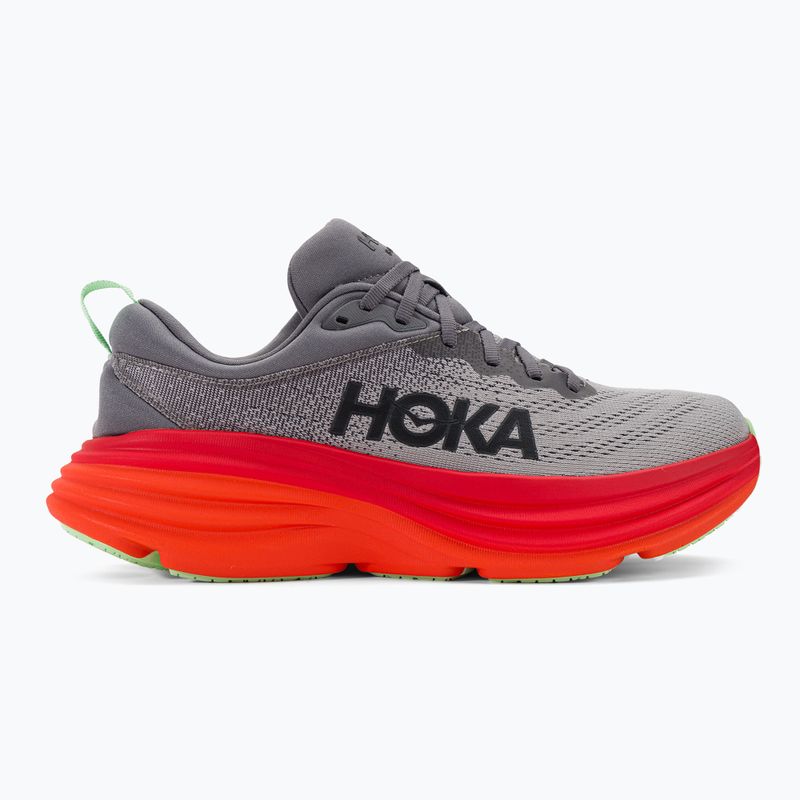 Férfi HOKA Bondi 8 castlerock/flame futócipő 2