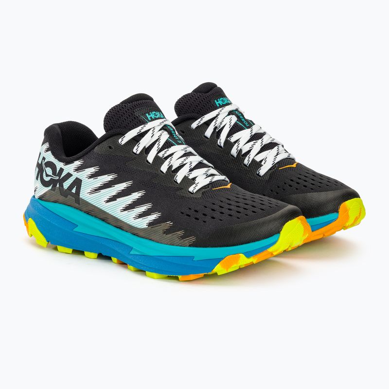 női futócipő  HOKA Torrent 3 black/diva blue 5