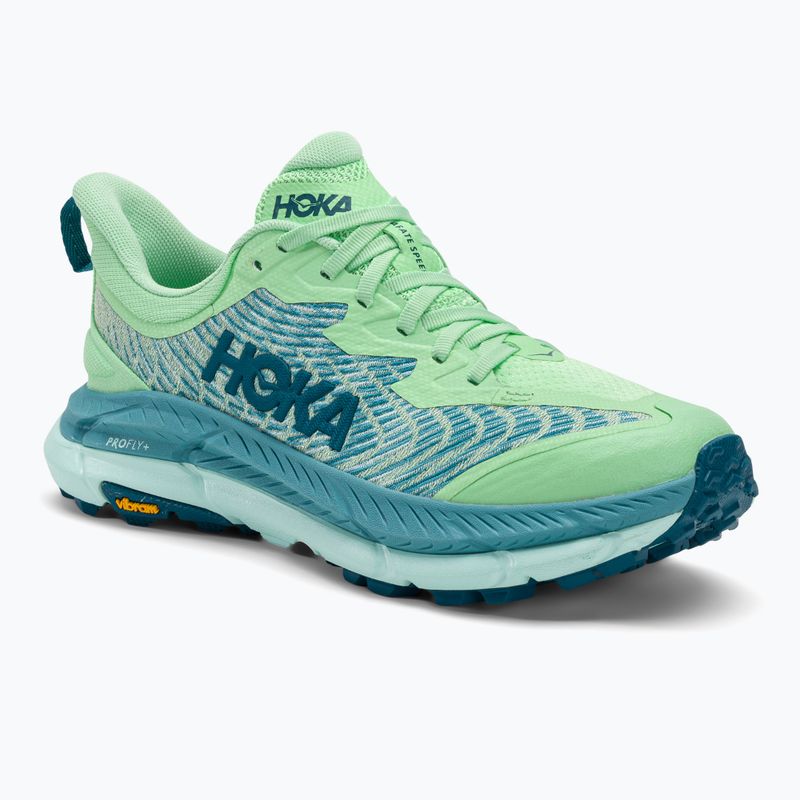 Női futócipő HOKA Mafate Speed 4 lime glow/cean mist