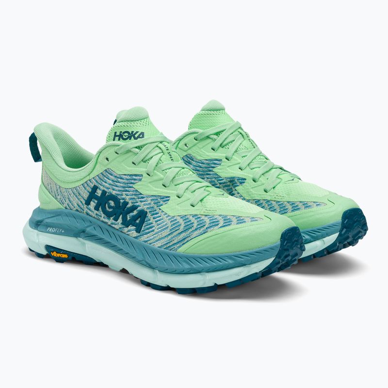 Női futócipő HOKA Mafate Speed 4 lime glow/cean mist 4