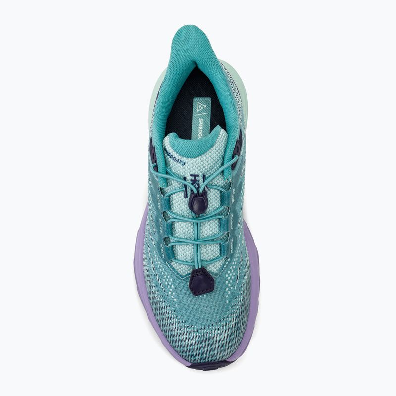 HOKA Speedgoat 5 gyermek futócipő ocean mist/lila köd 5