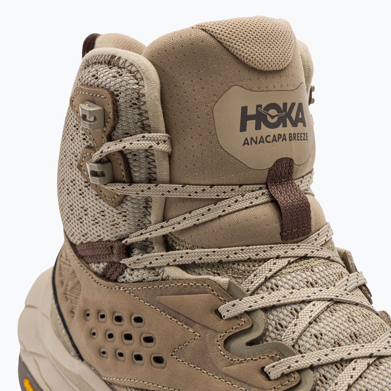 HOKA férfi túrabakancsok Anacapa Breeze Mid dune/oxford tan 8