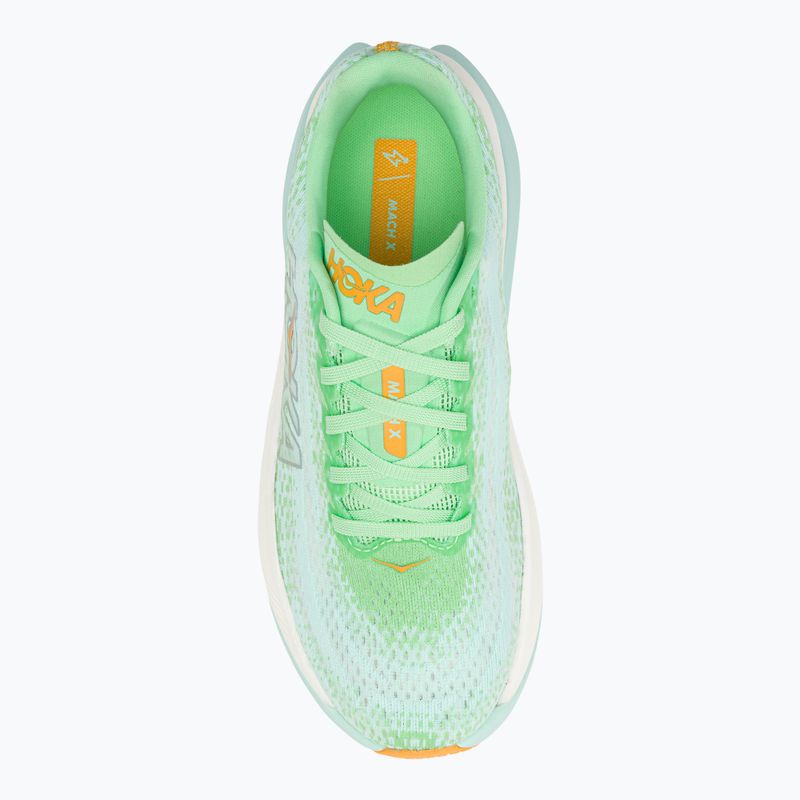 Női futócipő HOKA Mach X lime glow/sunlit ocean 6