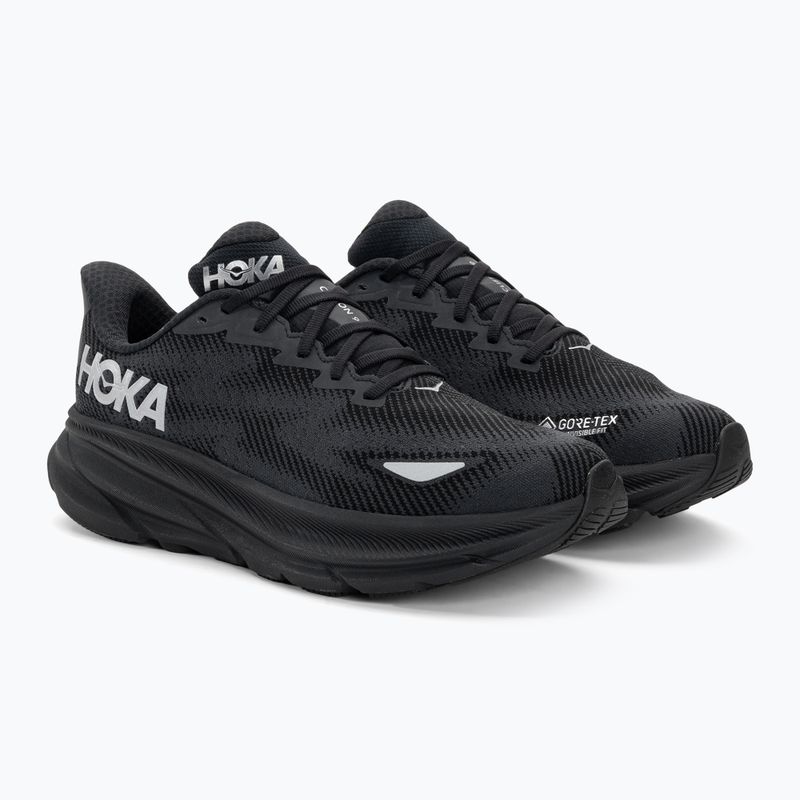 Férfi futócipő HOKA Clifton 9 GTX fekete/fekete 4