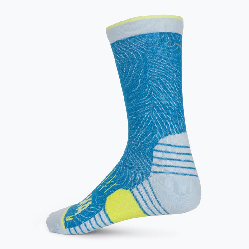 Futózokni HOKA Crew Run Sock 3 db diva blue/ice water/evening primrose 5