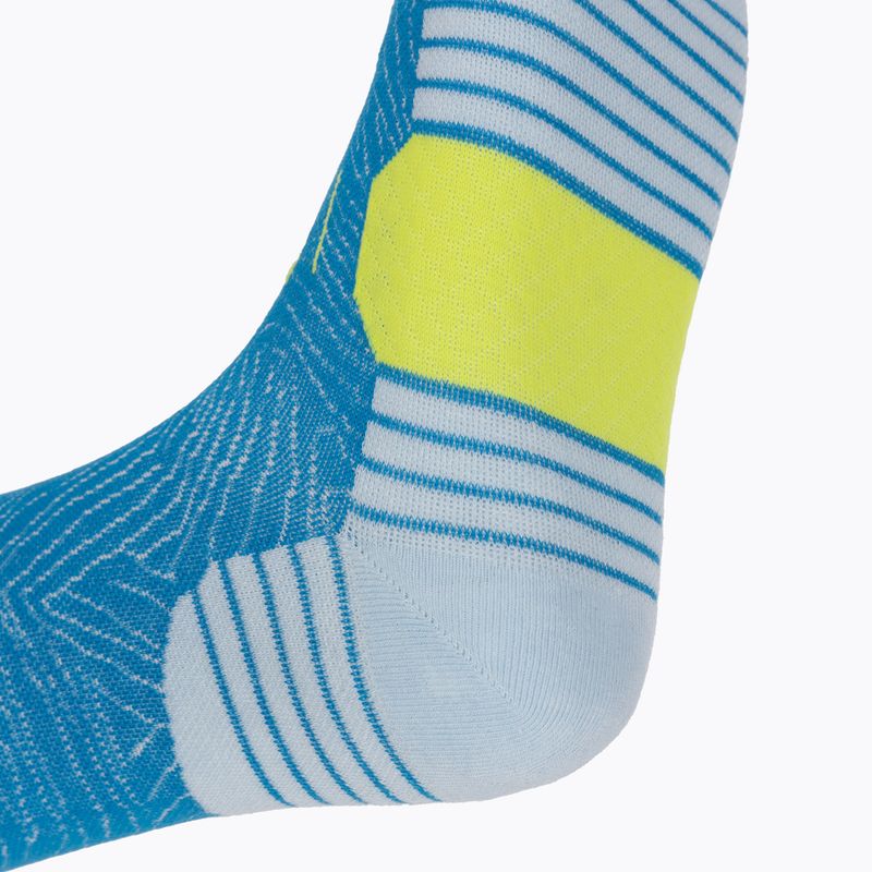 Futózokni HOKA Crew Run Sock 3 db diva blue/ice water/evening primrose 7