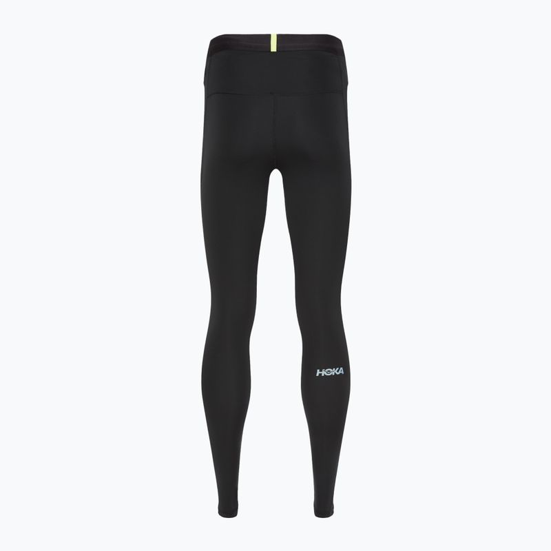 Női futó leggings HOKA Novafly Run 25" fekete 2