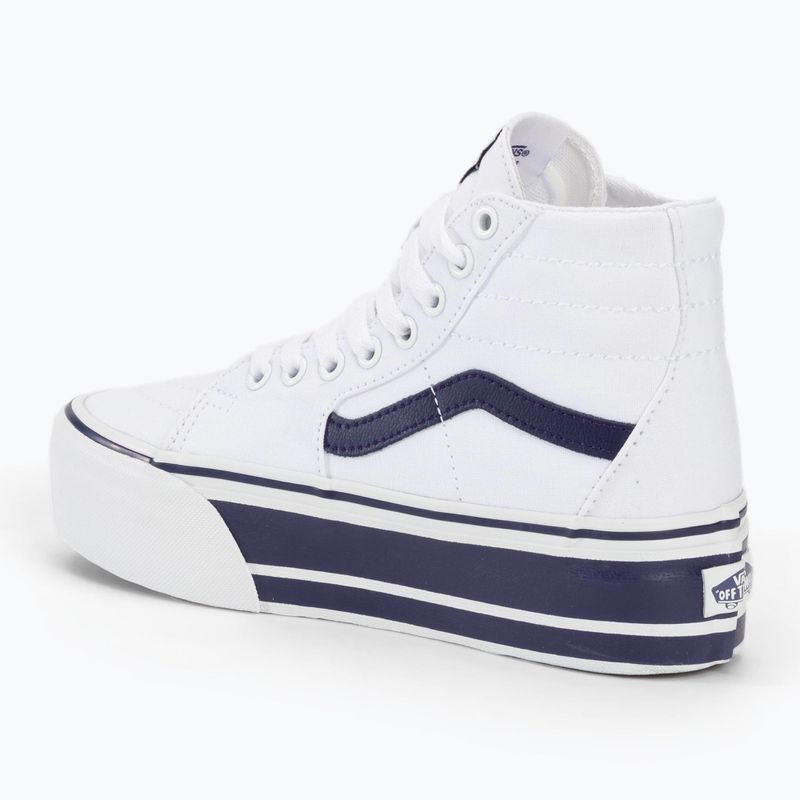 Cipő Vans UA SK8-Hi Tapered Stackform Sport Stripes navy true/white 3