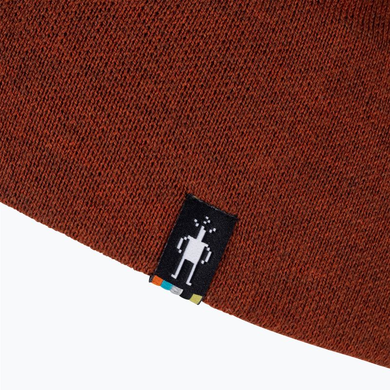 Smartwool téli sapka The Lid pecan brown heather 3